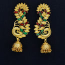 Mahavir Gold Plated Ear Cuff Jhumki Earrings