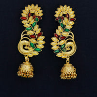 Mahavir Gold Plated Ear Cuff Jhumki Earrings