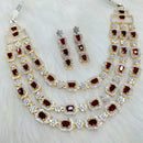 Aamrapali Gold Plated AD Necklace Set