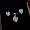Aamrapali Silver Plated Pendant Set (Without Chain)