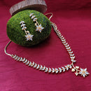 Darshana Jewels Gold Plated AD Necklace Set