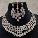 Aamrapali Gold Plated AD Necklace Set