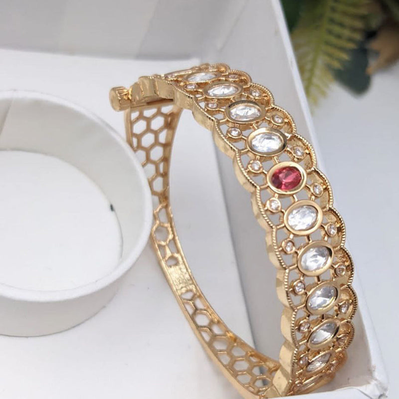 Aamrapali Gold Plated AD Openable Bangle