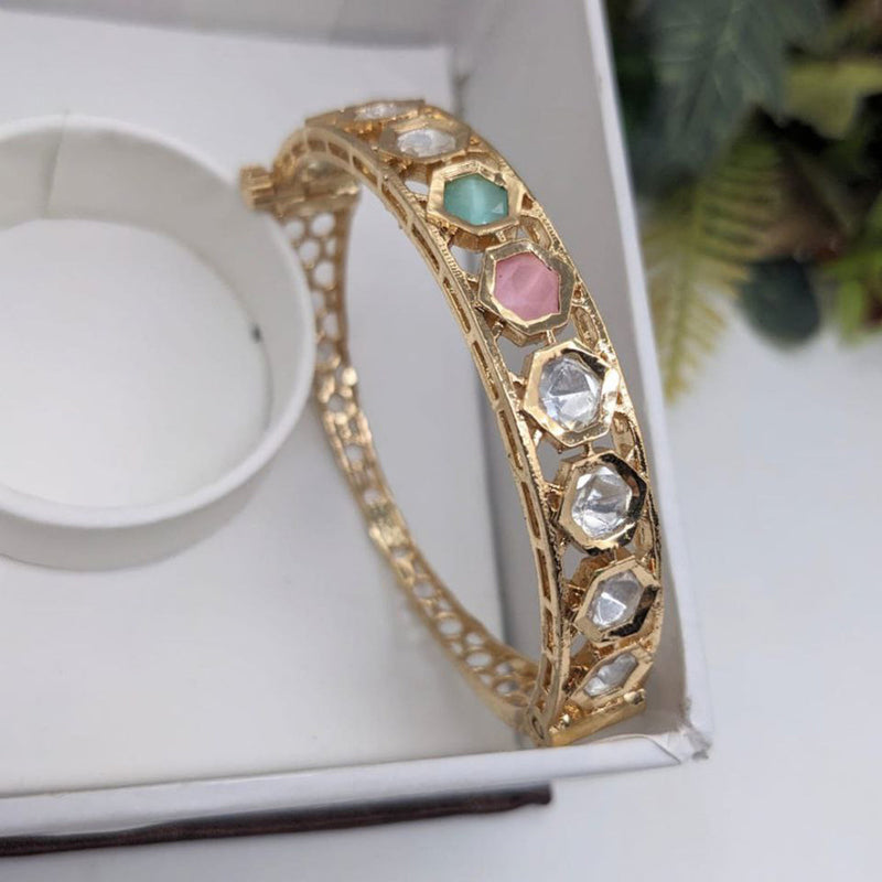 Aamrapali Gold Plated AD Openable Bangle