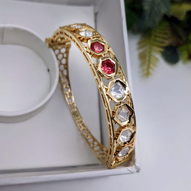 Aamrapali Gold Plated AD Openable Bangle