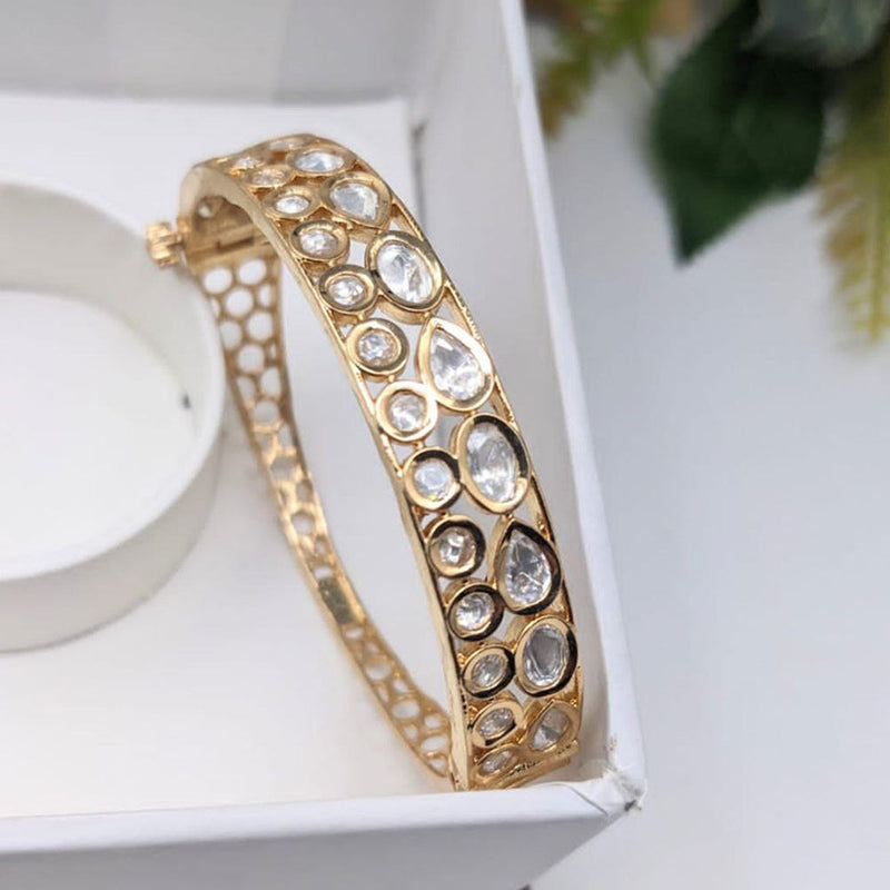 Aamrapali Gold Plated AD Openable Bangle