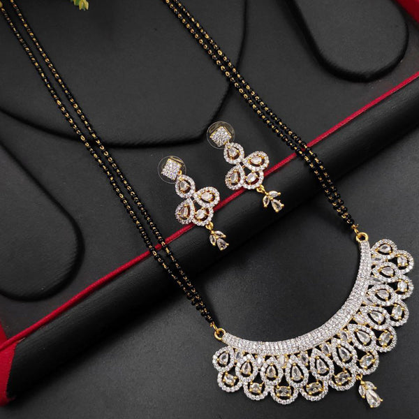 Aamrapali  Gold Plated  American Diamond Mangalsutra