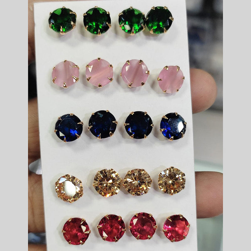 Aamrapali Crystal Stone Stud Earrings