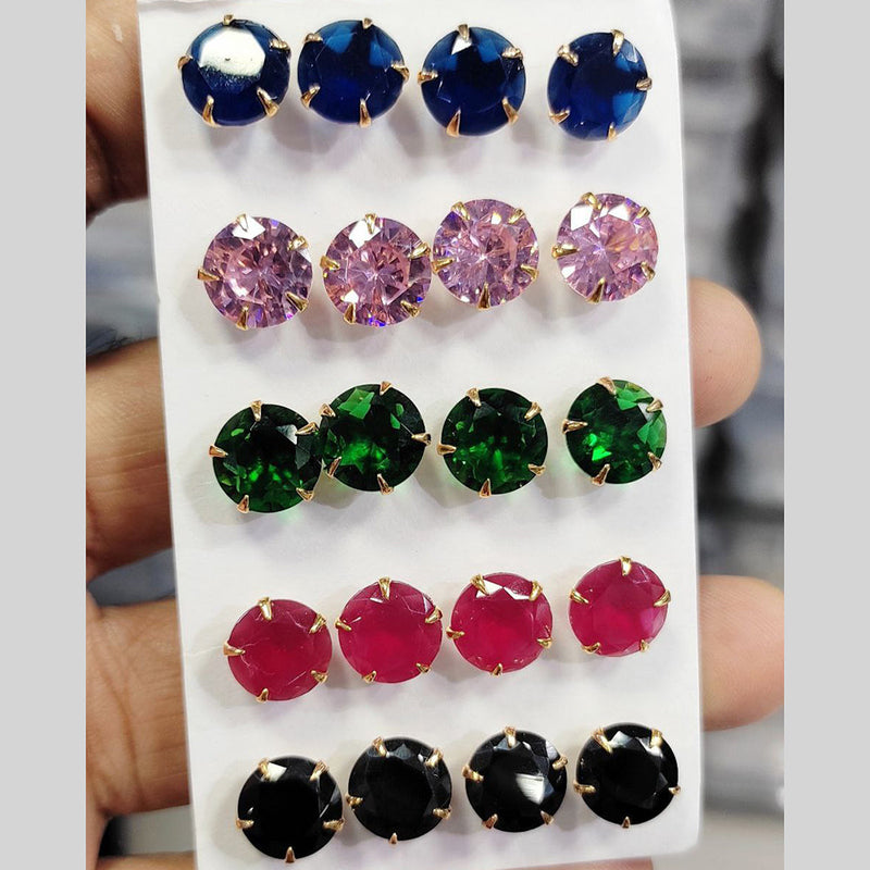 Aamrapali Crystal Stone Stud Earrings