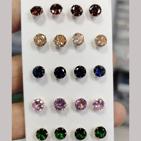 Aamrapali Crystal Stone Stud Earrings