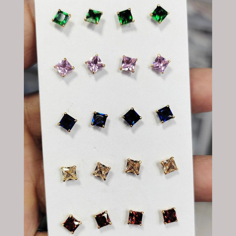 Aamrapali Crystal Stone Stud Earrings