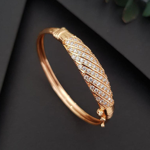 Aamrapali  Gold Plated Austrian Stone Openable Bracelet