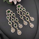 Aamrapali Gold Plated AD Dangler Earrings