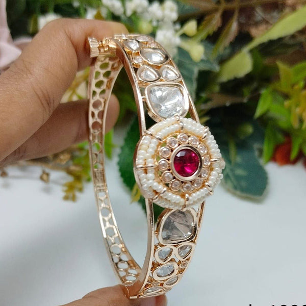 Aamrapali Gold Plated Polki Kundan Openable Bnagle