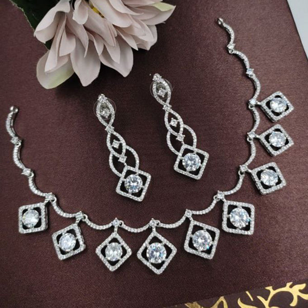 Aamrapali American Diamond Necklace Set