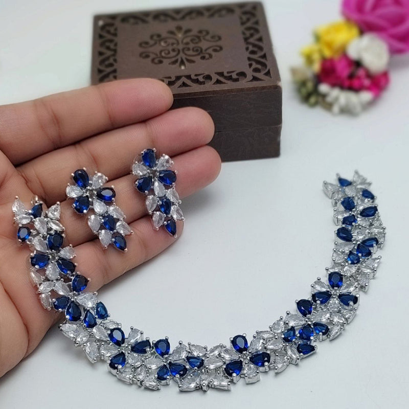 Aamrapali American Diamond Necklace Set