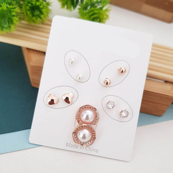 Aamrapali Korean Style Stud Earrings Combo