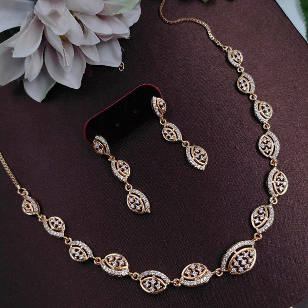 Aamrapali  American Diamond Necklace Set