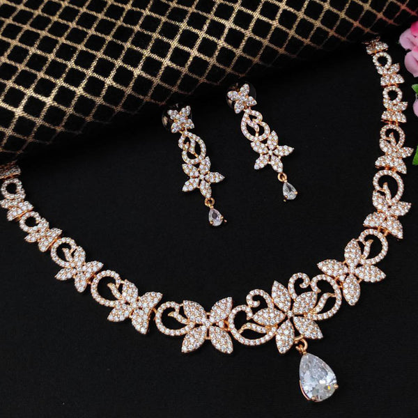 Aamrapali  American Diamond Necklace Set