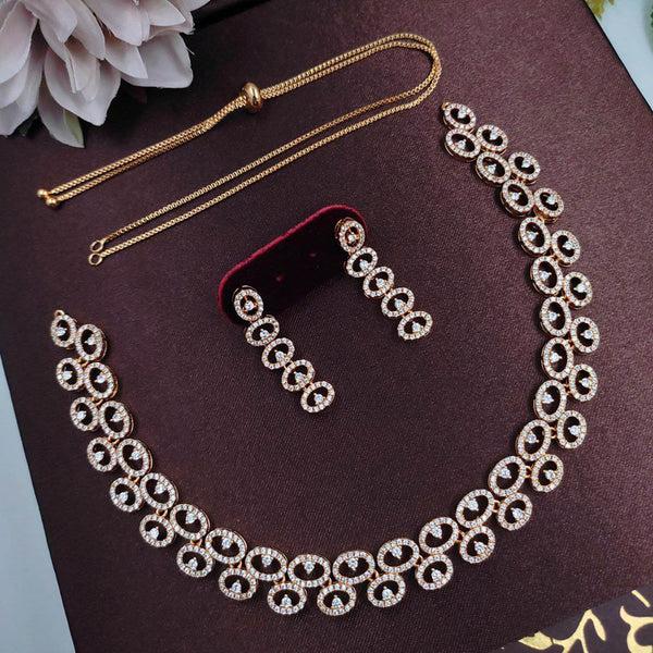 Aamrapali  American Diamond Necklace Set