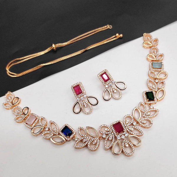 Aamrapali  American Diamond Necklace Set