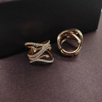 Aamrapali Rose Gold Plated Austrian Stone Ring