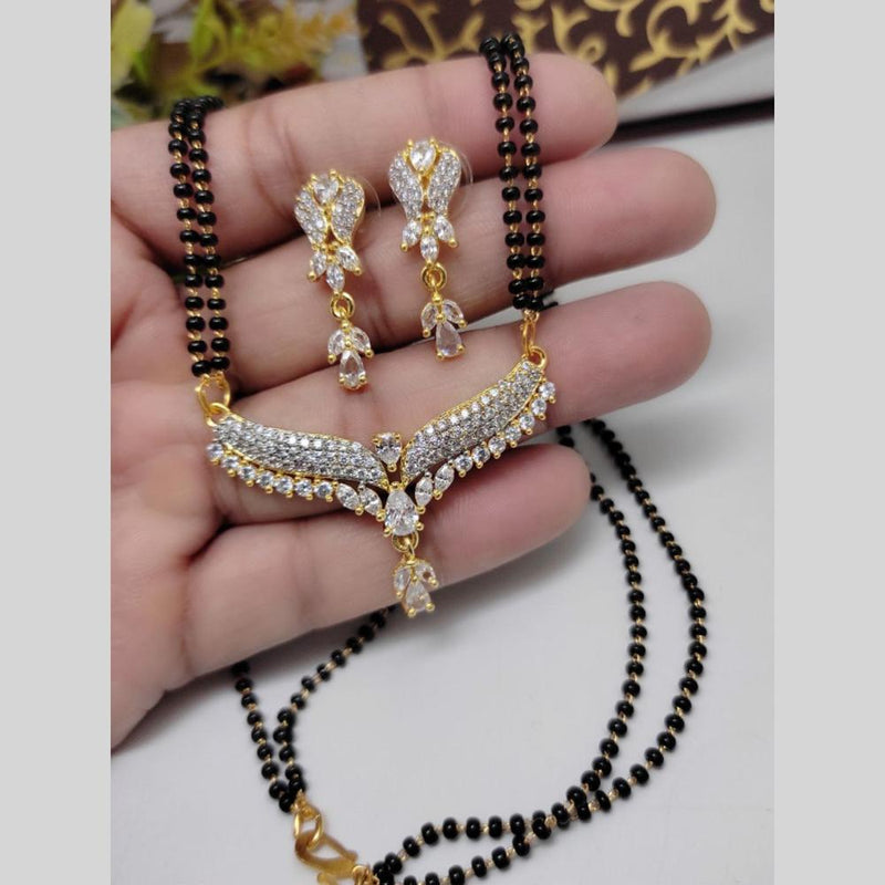 Aamrapali Gold Plated Austrian Stone Manglasutra