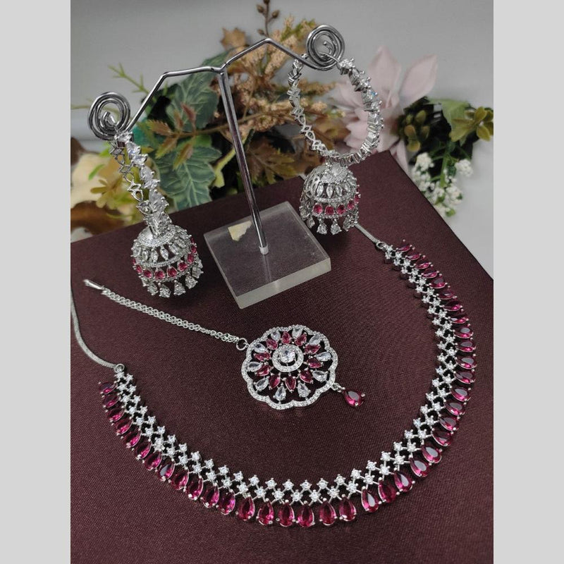 Aamrapali  American Diamond Necklace Set