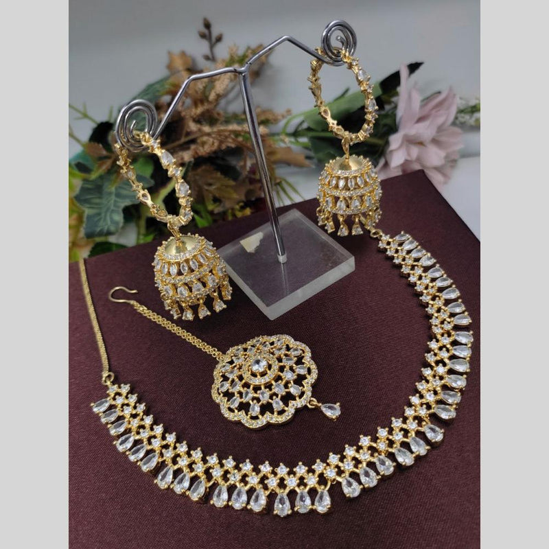 Aamrapali  American Diamond Necklace Set