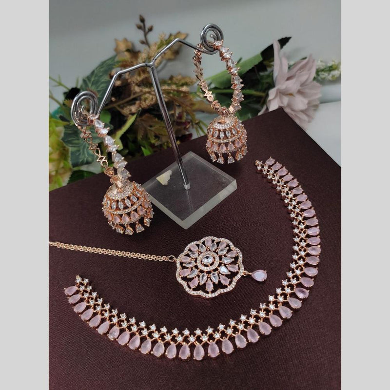 Aamrapali  American Diamond Necklace Set