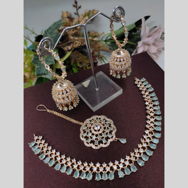 Aamrapali  American Diamond Necklace Set