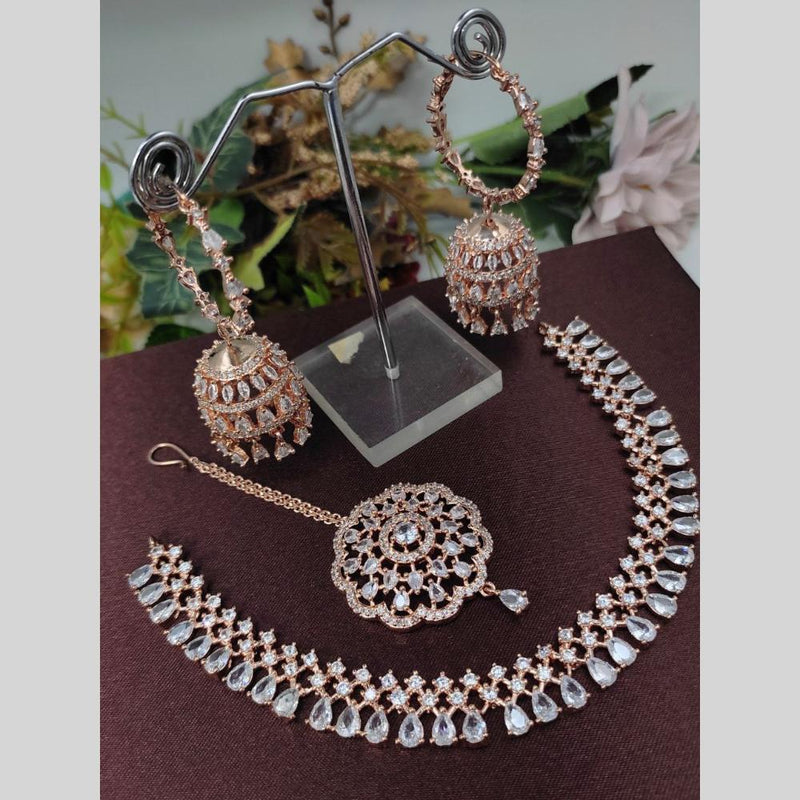 Aamrapali  American Diamond Necklace Set