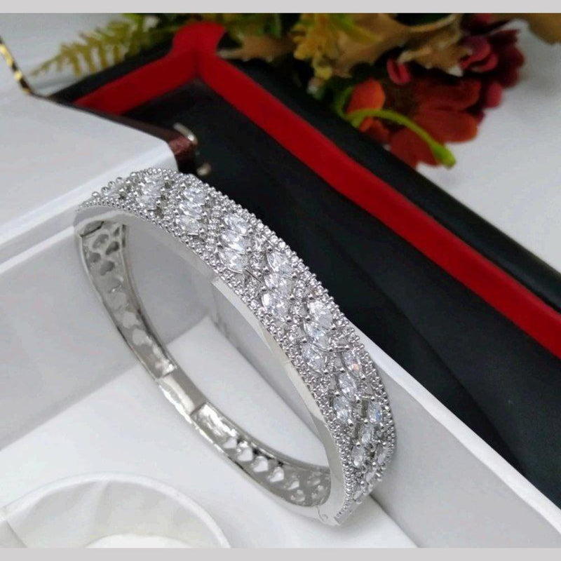 Aamrapali  Silver Plated American Diamond Bracelet