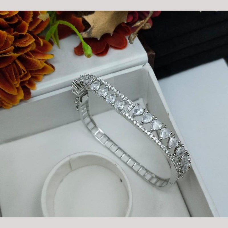 Aamrapali Silver Plated American Diamond Bracelet