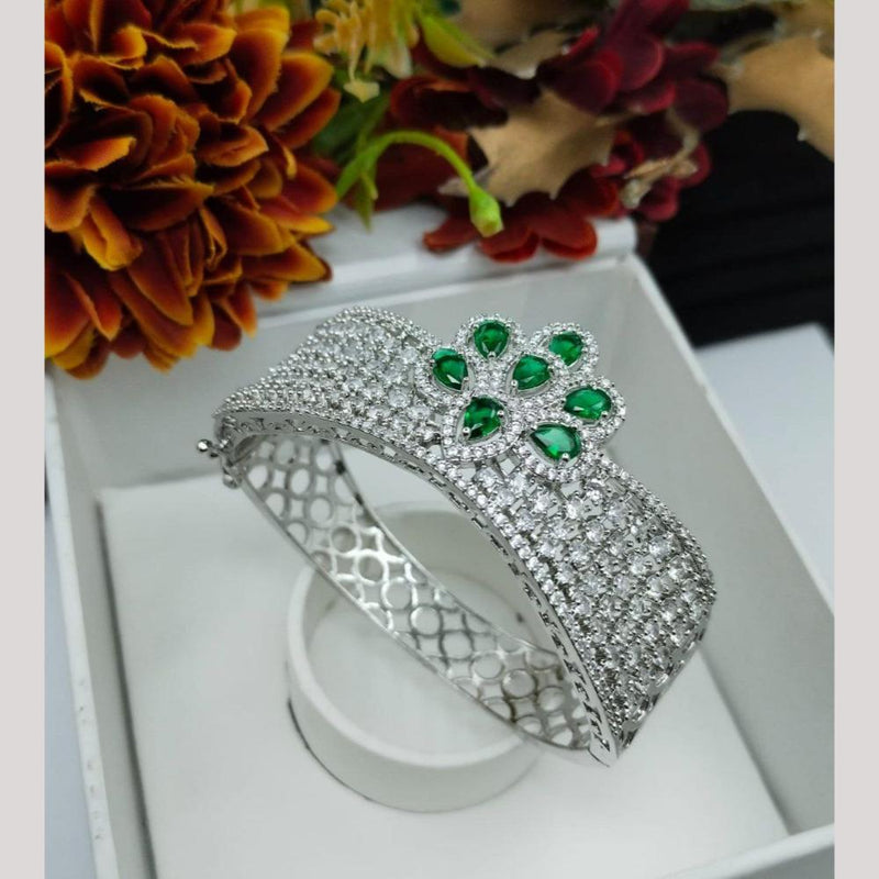 Aamrapali Silver Plated American Diamond Bracelet