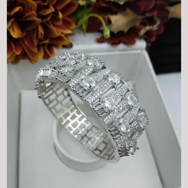 Aamrapali Silver Plated American Diamond Bracelet