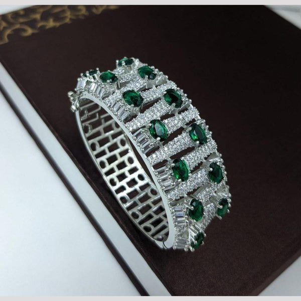 Aamrapali Silver Plated American Diamond  Bracelet