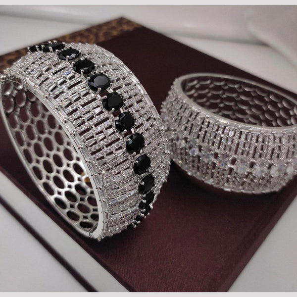 Aamrapali Silver Plated American Diamond  Bracelet