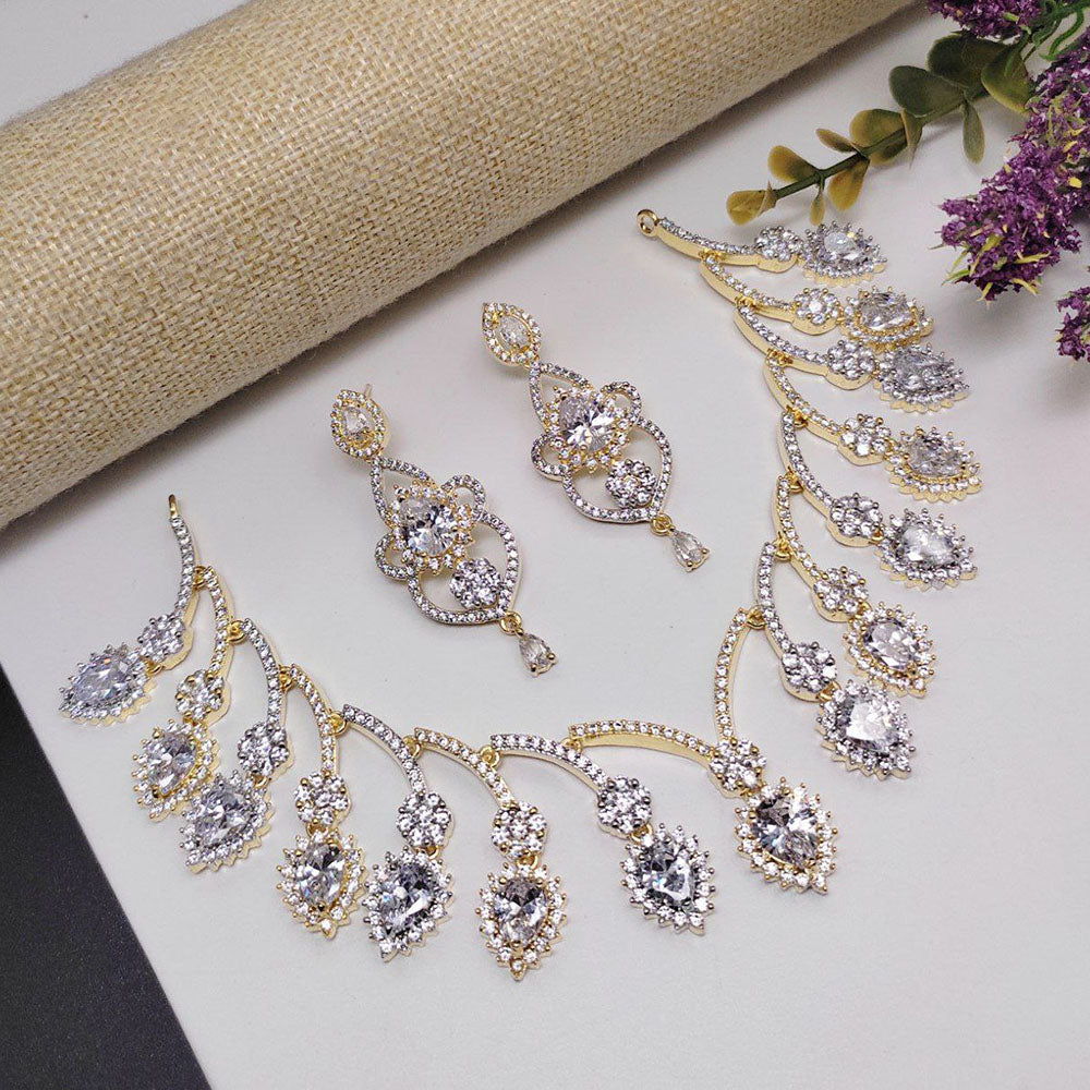 Aamrapali American Diamonds Necklace Set