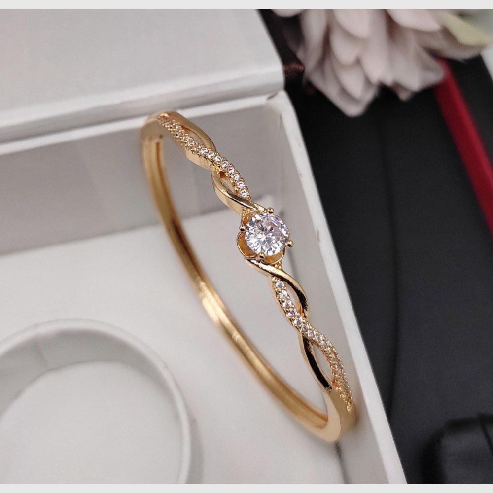 Aamrapali Gold Plated American Diamond  Bracelet