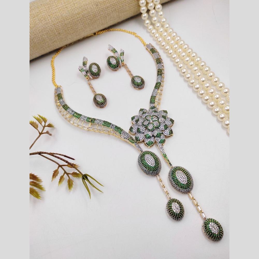 Aamrapali  Austrain Stone Necklace Set