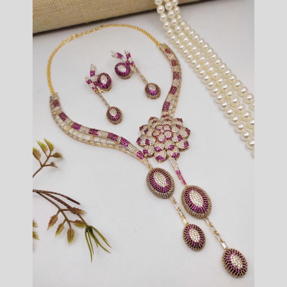 Aamrapali  Austrain Stone Necklace Set