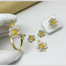 Aamrapali Gold Plated Austrian Stone Combo Set