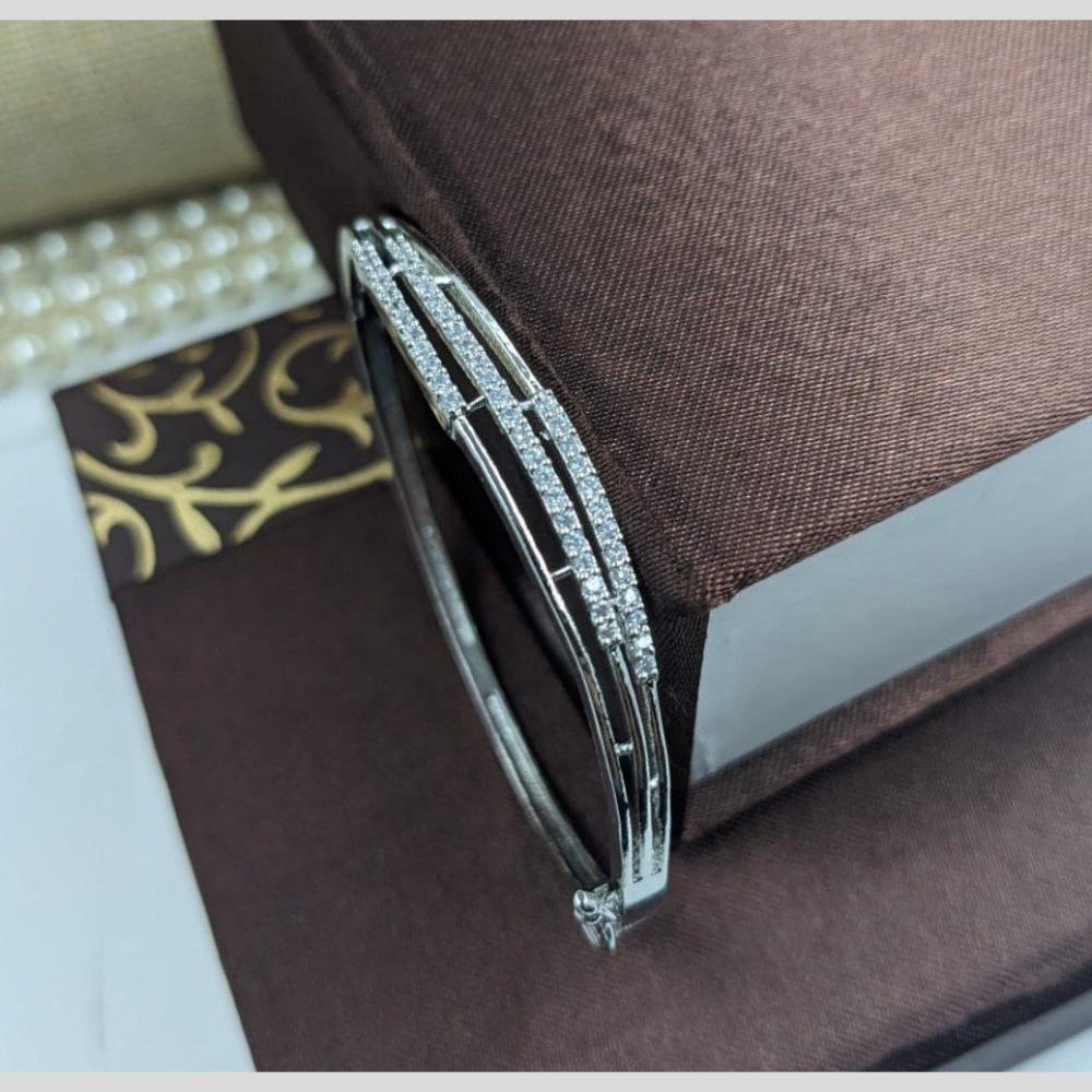 Aamrapali Silver Plated Austrian Stone Bracelet