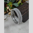 Aamrapali  Silver Plated American Diamond Bangle Set