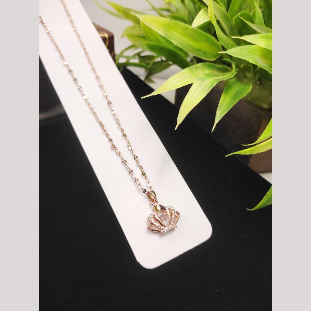 Aamrapali Twilight Shine Austrian Stone Chain Pendent