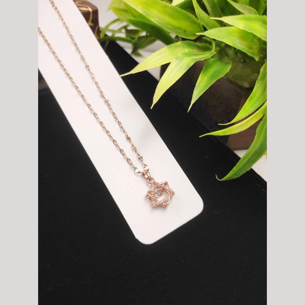Aamrapali Twilight Shine Austrian Stone Chain Pendent