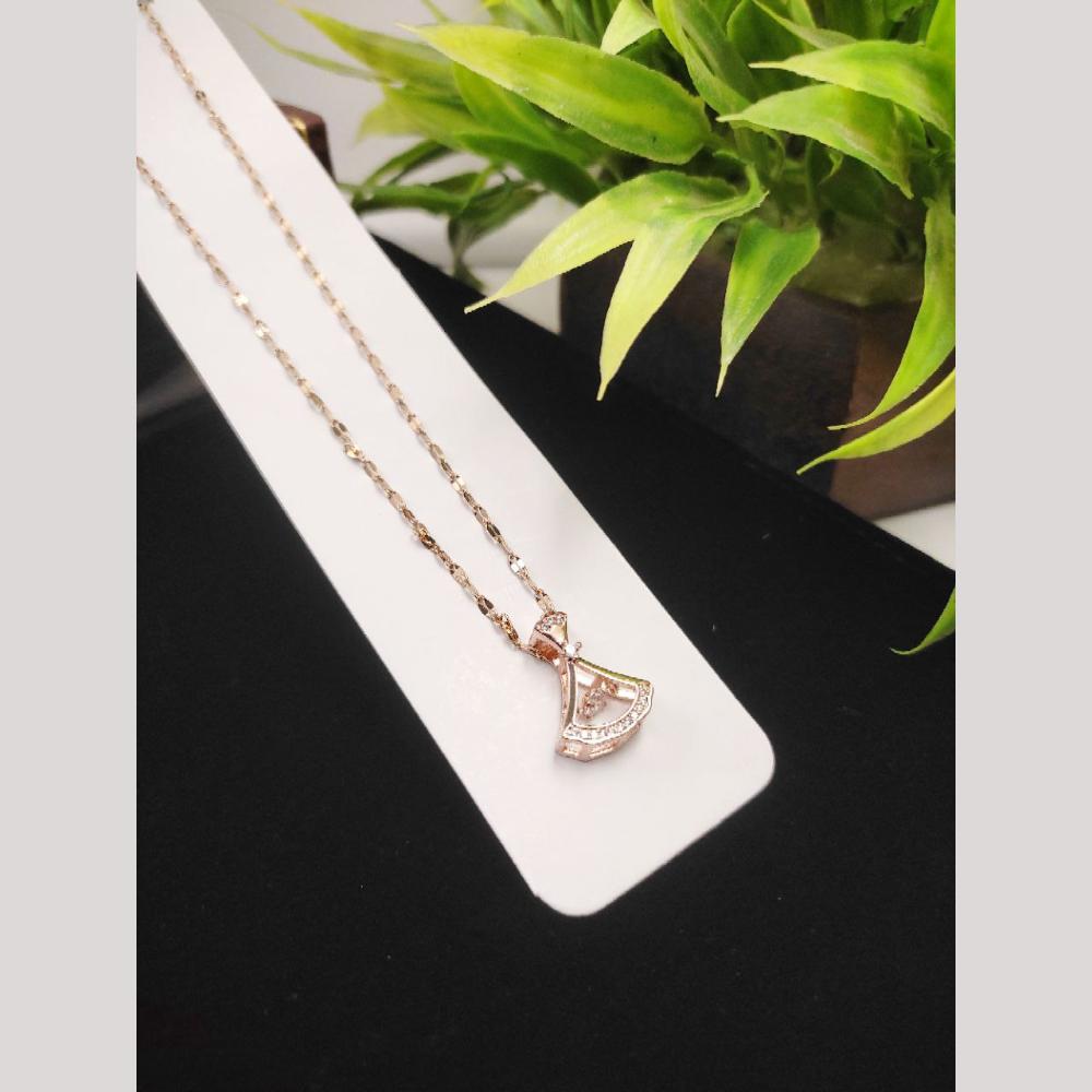Aamrapali Twilight Shine Austrian Stone Chain Pendent