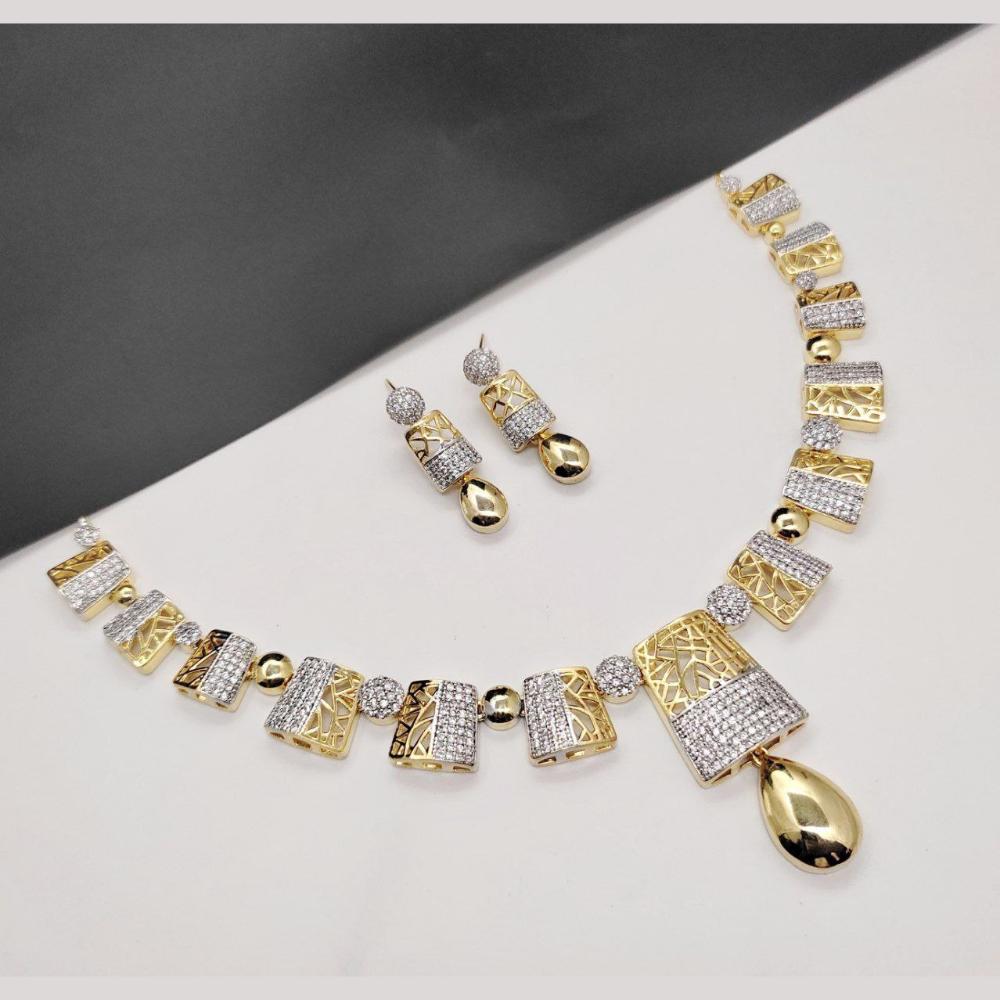 Aamrapali Glam & Grace Austrain Stone Necklace Set
