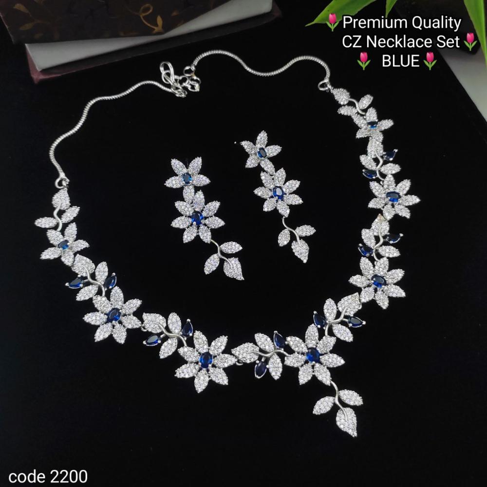 Aamrapali Glow Getter American Diamond Necklace Set
